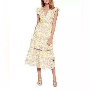 Rahi Petra Floral Print Midi Dress Women’s S